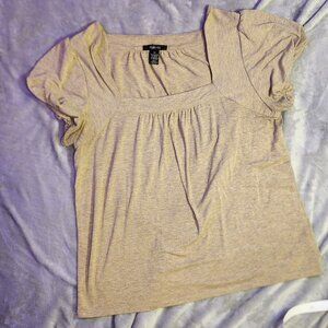 Style & Company XL gold short sleeved shirt